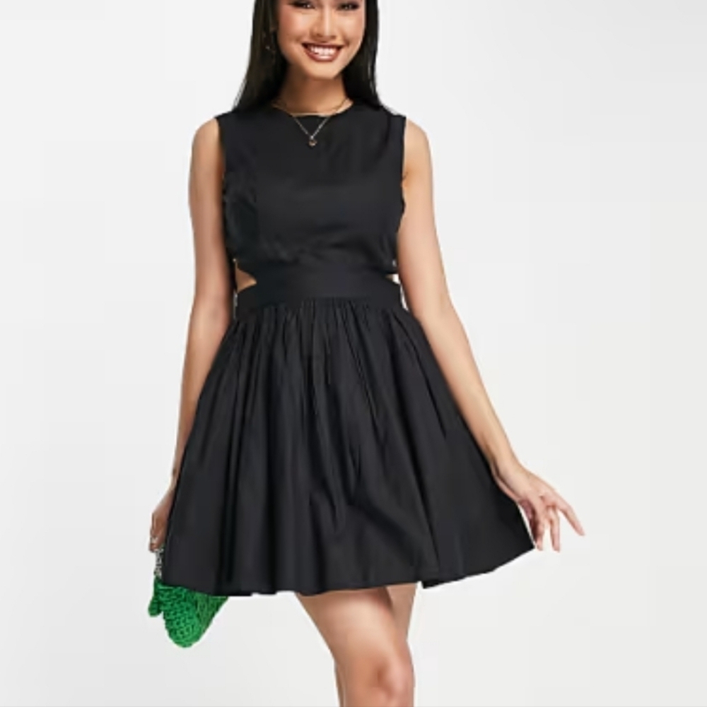 French Connection Black Sleeveless Dress